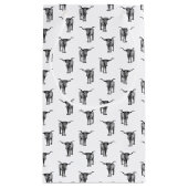 ウェスタンテキサス州ロングブルカスタムカラー スモールペーパーバッグ (裏面)