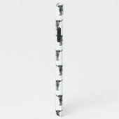 ウェスタンテキサス州ロングホーンブルカスタムカラー iPhoneケース (右側)