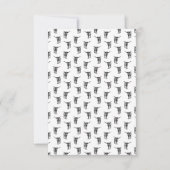 ウェスタンテキサス州ロングホーンブルカスタムBGカラー 出欠カード (正面)