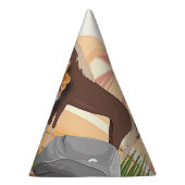 ウェスタンテーマハウイズカウボーイ誕生日 パーティーハット (右)