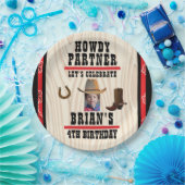 ウェスタンテーマ紙プレート ペーパープレート (パーティー)