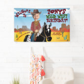 ウェスタンテーマ誕生日 横断幕 (インサイチュ)