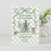 ウェスタンデザートの独身最後の夜 招待状 (スタンド正面)