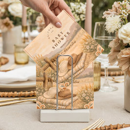 ウェスタンデザートサドルベイビーシャワー スタンダードカクテルナプキン