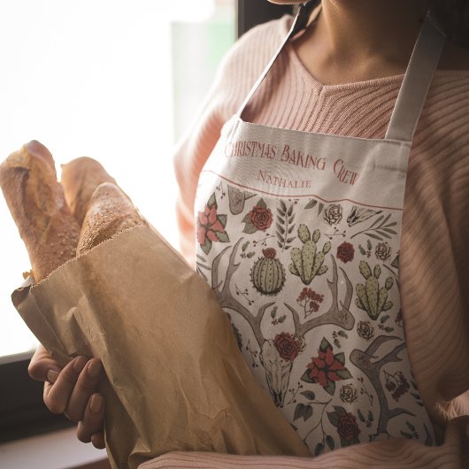 ウェスタントナディアランチクリスマスベーキングクルー エプロン