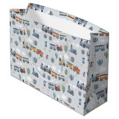 ウェスタントレインアドベンチャー抱き枕 | かわいいサボテン ラージペーパーバッグ (裏面アングル)