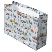 ウェスタントレインアドベンチャー抱き枕 | かわいいサボテン ラージペーパーバッグ (正面アングル)