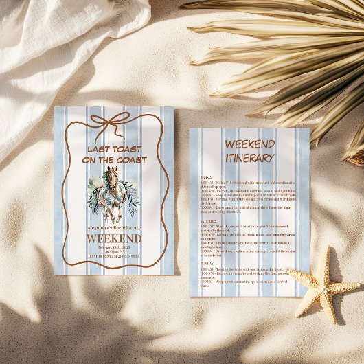 ウェスタンドリーム コーストホース バチェロレッテ 招待状