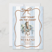 ウェスタンドリーム コーストホース バチェロレッテ 招待状 (正面)