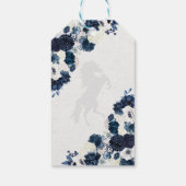 ウェスタンネイビーブルーランチェロキンセアニェラギフトラベル ギフトタグ (裏面)