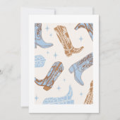 ウェスタンハイチェアバナーエンドカード 招待状 (正面)