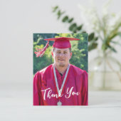 ウェスタンハット - ラソー 卒業 ありがとう ポストカード (スタンド正面)