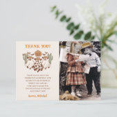 ウェスタンハロウィーンカウボーイバースデーパーティーの写真 サンキューカード (スタンド正面)