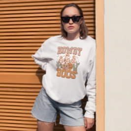 ウェスタンハロウィーン「ハウディボース」幽霊カウボーイハット Tシャツ