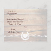 ウェスタンバーベットワイヤーウッド日付ポストカードを保存 案内ポストカード (裏面)