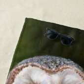 ウェスタンバーンフクロウ – ミグンウォーター絵画カラーの芸術 ビーチタオル (インサイチュ)