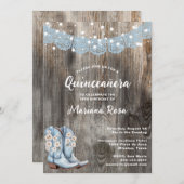 ウェスタンパペルピカドキンセアニェラ誕生日パーティー 招待状 (正面/裏面)