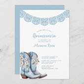 ウェスタンパペルピカドキンセアニェラ誕生日パーティー 招待状 (正面/裏面)