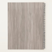 ウェスタンパーソナライズされたライフルガンオールドサロンバー プランナー手帳 (裏面)