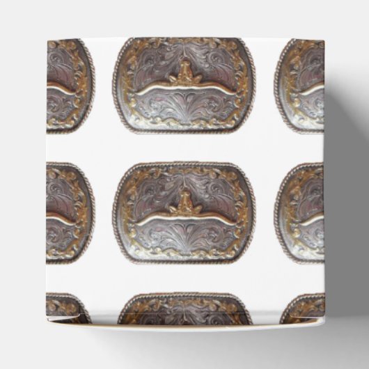 ウェスタンパーティーの好意またはギフトボックステキサス州Longhorn フェイバーボックス (上部)