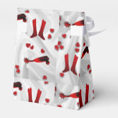 ウェスタンパーティーの好意またはギフトボックス西結婚の フェイバーボックス (裏面サイド)