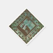 ウェスタンパーティーカウボーイ祈りの言葉ナプキンス スタンダードカクテルナプキン (角)