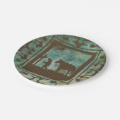 ウェスタンパーティーカウボーイ祈りの言葉紙プレート ペーパープレート (アングル)