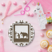 ウェスタンパーティーカウボーイ祈りの言葉紙プレート ペーパープレート (パーティー)