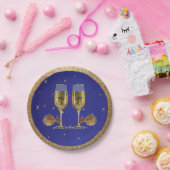 ウェスタンパーティーシャンパンアンドスパール紙プレート ペーパープレート (パーティー)