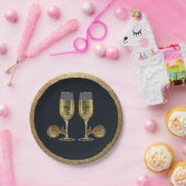 ウェスタンパーティーシャンパンアンドスパール紙プレート ペーパープレート (パーティー)