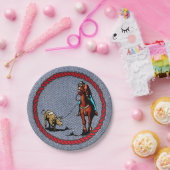 ウェスタンパーティーデニムプリント紙プレート ペーパープレート (パーティー)