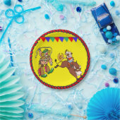 ウェスタンパーティーブルライダーアンドロデオピエロ ペーパープレート (パーティー)