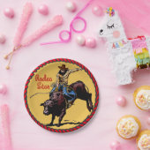 ウェスタンパーティーブルライディング紙プレート ペーパープレート (パーティー)