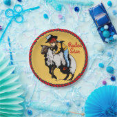 ウェスタンパーティーマットンブスティング紙プレート ペーパープレート (パーティー)