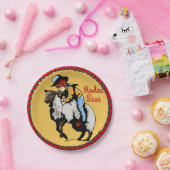 ウェスタンパーティーマットンブスティング紙プレート ペーパープレート (パーティー)