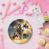 ウェスタンパーティーロデオイベント紙プレート ペーパープレート (パーティー)