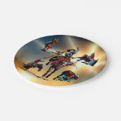 ウェスタンパーティーロデオイベント紙プレート ペーパープレート (アングル)