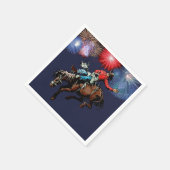 ウェスタンパーティーロデオカウボーイブロンクライダーナプキンズ スタンダードカクテルナプキン (角)