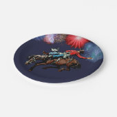 ウェスタンパーティーロデオカウボーイブロンクライダープレート ペーパープレート (アングル)