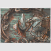 ウェスタンビクトリアンステームパンクレディーゲーターデコページ 薄葉紙 (正面)