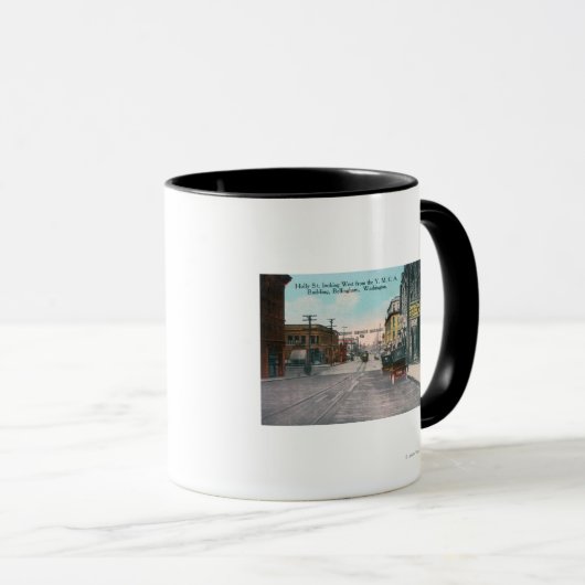 ウェスタンビューオブホリー通りフロムYMCA Bldg マグカップ (正面右)