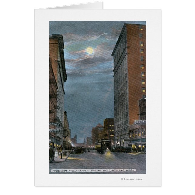 ウェスタンビューオブリバーサイドアベニューアットナイト (正面)