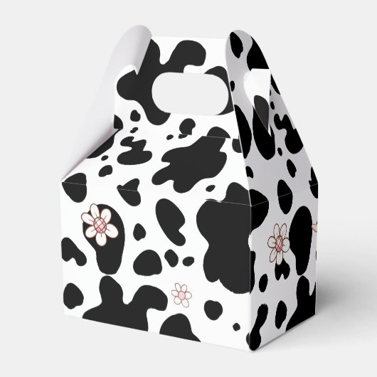 ウェスタンファースト女性のカーボーイピンクバースデーパーティー フェイバーボックス (裏面サイド)