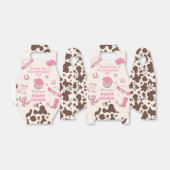 ウェスタンファースト女性のカーボーイピンクバースデーパーティー フェイバーボックス (折り畳みなし)