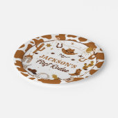 ウェスタンファースト・ロデオ1歳の誕生日 ペーパープレート (アングル)