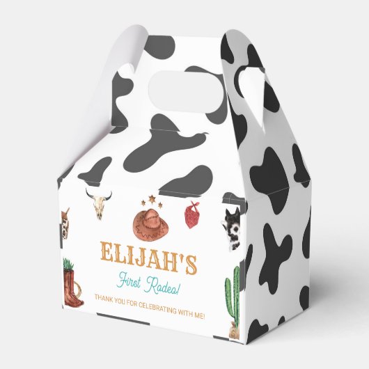 ウェスタンファースト・ロデオ・カウボーイ誕生日ビーフボックス フェイバーボックス (裏面サイド)