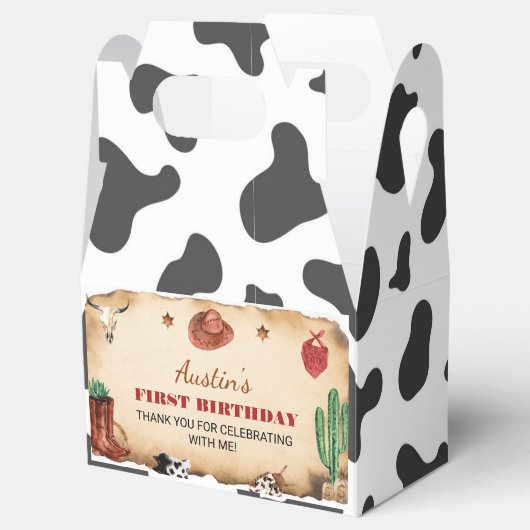 ウェスタンファースト・ロデオ・カウボーイ誕生日ビーフボックス フェイバーボックス (オープン)