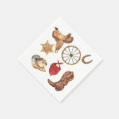 ウェスタンファースト・ロデオ・ワイルドウェスト・カウボーイナプキン スタンダードカクテルナプキン (角)