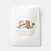 ウェスタンファーストRodeoバースデーパーティー紙プレート フェイバーバッグ (正面)