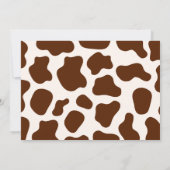 ウェスタンファーストRodeoワイルドウェストカウボーイブルー誕生日 サンキューカード (裏面)